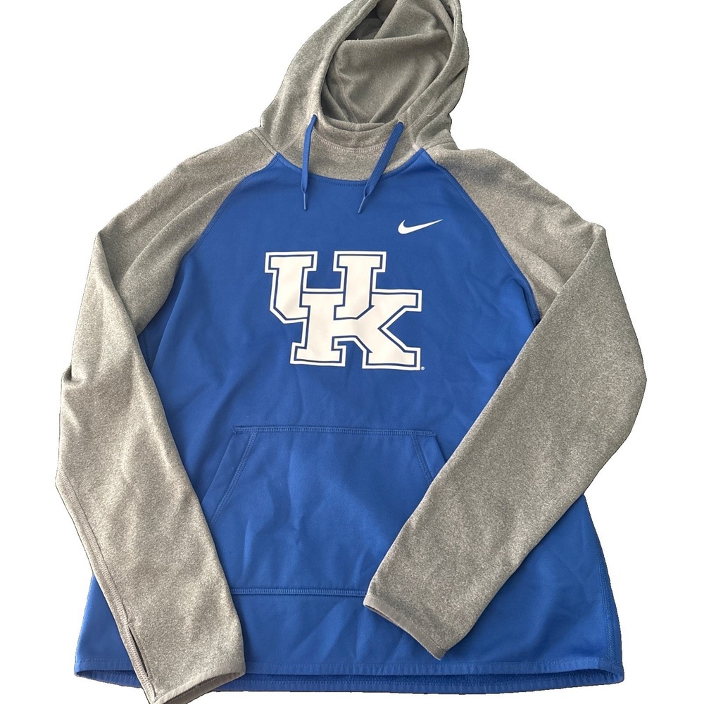 Nike University of Kentucky Wildcats Pullover Hoodie Sz Medium thumbholes